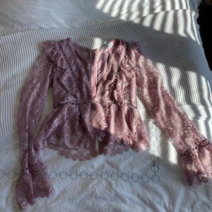 Karina Grimaldi Lace Top